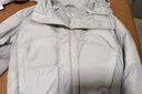 优衣库合作款/女装男装PUFFTECH空气棉服连帽外套480064 02 浅灰色 XS 实拍图