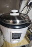 奥克斯（AUX）微压电饭煲 电饭锅 老式直身带蒸笼 简易操作 3-4人家用小电饭锅 4升 WZA-0402白色 实拍图