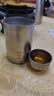 容山堂纯钛快客杯旅行茶具套装便携式茶水分离户外露营泡茶器茶具旅行装 高海纯钛鹰口泡茶器+钛杯*3 一壶3杯 实拍图