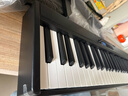 特伦斯折叠钢琴88键便携式电钢琴成人儿童电子琴重力度键盘V30pro家用 炫酷黑+专用琴包+Z型琴架 实拍图