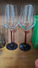 CLITON红酒杯家用高脚杯玻璃杯波尔多葡萄酒杯彩杆杯套装黑底红杆2只 实拍图