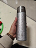 胖东来同款钛保温杯2025新款钛杯茶水分离杯泡茶杯男女士大容量高 雪花银【99.7%钛覆层】 500ml 实拍图