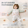 ibaby恒温婴儿睡袋秋冬儿童防踢被宝宝防惊跳睡袋分腿舒适绒兔花语110 实拍图