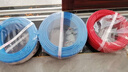 德力西（DELIXI）电线电缆ZC-BV4平方阻燃单芯单股家用铜芯电线 100米蓝色零线  实拍图