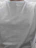 拇指白小T【三防T】二代短袖t恤男女纯棉夏季圆领白小丅打底衫小白t 【拍1发2】男款-皓白+墨黑 3XL 实拍图