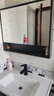 艺昕浴室柜陶瓷一体盆卫生间洗手盆洗脸盆柜组合智能镜套装洗漱洗手台 80CM轻奢灰C款标准+全套配件 实拍图