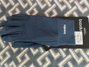 boodun 秋冬运动薄款跑步手套户外防风触屏男开车女电动车抓绒保暖防滑 升级款-蓝色(加掌垫可触屏) L/XL 实拍图