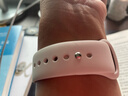Apple/苹果 Watch Series 10 智能手表GPS款42毫米玫瑰金色铝金属表壳淡桃粉色运动型表带S/M MX1R3CH/B 实拍图