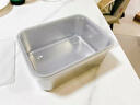 13.5cm*10.5cm*5cm不锈钢方盘备菜盒火锅配菜盆长方形户外料理餐 二盒二盖 实拍图