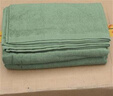 昙蓓漫军绿色毛巾被军训毛巾毯纯棉学生宿舍毛毯被制单人空调绿毛毯式 普通款毛巾被【约640G】 柔暖舒适，机洗手洗 实拍图