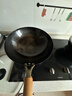 中康铁锅炒锅不粘锅经典款深氮平底锅精铁无涂层电磁炉燃气通用32cm 实拍图