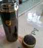 匡迪高档316不锈钢保温杯男泡茶杯大容量便携水杯礼品定制刻字礼盒装 黑色茶水分离滤网 420ml 实拍图