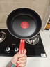特福（Tefal）平底锅家用牛排不粘煎锅少油烟有钛煎饼锅电磁炉燃气灶通用26cm 实拍图