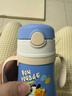 膳魔师（THERMOS）儿童吸管保温杯小黄鸭超轻316L不锈钢把手幼儿园宝学生杯上学TCKC 实拍图