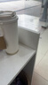 京东京造保温杯双饮口咖啡杯【陶瓷内胆-316不锈钢】 500ML白金色 实拍图