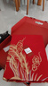 百丽丝水星家纺出品结婚四件套婚庆纯棉刺绣婚房套件大红色被套龙凤刺绣 实拍图