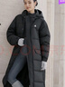 阿迪达斯adidas 男服 保暖长款冬装三条纹休闲连帽羽绒服 JG3840 M 实拍图