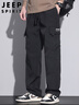 JEEP SPIRIT吉普工装裤男士裤子男秋冬季休闲裤男多口袋男裤 黑色 4XL 实拍图