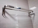 居臣仕304不锈钢折叠双杆毛巾架免打孔卫生间毛巾杆置物架毛巾挂杆加长 折叠双杆 304不锈钢带挂钩 39cm 实拍图