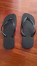 havaianas哈唯纳Top炫彩夹脚人字拖女夏海边平底拖鞋亲子款 0090-火耀黑 41-42 巴西码 实拍图