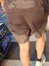 迪卡侬（DECATHLON）显瘦阔腿短裤速干凉感吸湿裤男运动透气宽松训练健身跑步FICM A款灰色后部拉链口袋 (新旧随机) L 实拍图