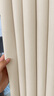 未来式窗帘卧室全遮光布挂钩式客厅高级感隔音2025新款加厚雪尼尔奶油风 雪尼尔-奶油色 【定制/穿孔/韩褶】请联系客服 实拍图