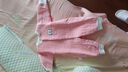 舒贝怡婴儿衣服新生儿连体衣满月宝宝哈衣春秋保暖周岁男女童爬爬服粉66 实拍图
