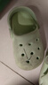 牧童儿童拖鞋夏男宝宝洞洞鞋软底女童卡通洗澡婴幼儿家居鞋奶龙绿140 实拍图