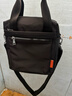 堡驰龙BOCHROUN男包商务公文包休闲尼龙牛津布手提包男耐磨单肩斜挎包 黑色 实拍图
