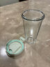 Glasslock玻璃杯进口大容量简约随手杯情侣男女水杯带盖透明吸管杯450ml 实拍图