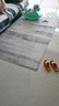 京东京造 客厅地毯 卧室现代简约北欧轻奢防滑茶几毯 迷雾灰-160*230cm  实拍图