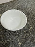 松发瓷器家用陶瓷碗碟简约纯白米饭碗盘子餐具简瓷釉下彩碗盘组合 简瓷8.5英寸深盘2个装 实拍图