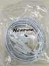 纽曼（Newmine） XL10线控音乐手机耳机半入耳式有线耳机耳麦3.5mm接口 电脑笔记本手机适配 白色 实拍图