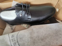 宜驰（EGCHI）皮鞋男士商务休闲正装英伦耐磨舒适通勤鞋子男 1618 黑色 39 实拍图