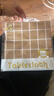 北欧餐桌布防水防烫防油免洗塑料家用桌布格子台布茶几布 卡其色小号137*90cm 实拍图