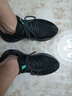 回力男鞋秋季新款椰子鞋子男款潮流百搭运动鞋男轻便跑步鞋 黑/绿 39 实拍图