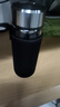 杯套保温杯保护套斜跨通用水杯套防摔隔热防烫玻璃杯袋子提绳简约 黑色小号（6cm*14.5cm） 无规格 实拍图
