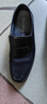蜘蛛王男士商务皮鞋牛皮春秋通勤爸爸鞋一脚蹬休闲男鞋 22385 黑色 41 实拍图