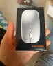 英菲克（INPHIC）M1无线鼠标可充电办公蓝牙三模电量显示静音便携适用于惠普华硕苹果IPAD笔记本电脑无限轻音 【无线-2.4G电量显示增强版】Ty-C充电太空银 实拍图