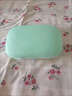 卡莱茵记忆棉小枕头抱枕午睡小枕头办公室抱枕午休神器迷你面包趴睡枕 单只 冰丝军训绿 34*24*10 实拍图