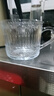 乐唯诗 玻璃杯家用牛奶杯果汁杯高颜值水杯简约茶杯饮料杯子 浮雕早餐杯-430ml1只 实拍图