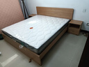 全友家居北欧原木风主卧室双人大床1.8米2米现代简约板式家用大床家具 实拍图
