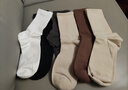 棉满满袜子男士长筒袜秋冬季100%纯棉10A抗菌防臭长袜2025加长高筒袜5双 实拍图