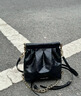 CHARLES&KEITH迷你菱格流浪包单肩斜挎双肩包包女包生日礼物CK2-60782390 Black黑色 S 实拍图