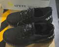 泰瑞盾劳保鞋男透气钢包头软底工作鞋夏季防砸防穿刺安全鞋轻便透气防护 黑色139大网透气 41 实拍图