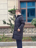 安踏面包羽绒丨中长款连帽羽绒服女士2025冬季防泼水鸭绒保暖外套 实拍图