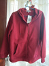 真维斯（JEANSWEST）外套女连帽开衫卫衣女装春秋冬季新款宽松休闲潮流韩版学生上衣服 酒红 纯色 XL 实拍图