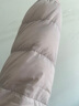 鸭鸭佟丽娅同款轻薄羽绒羽绒服女新款短款修身城市轻户外秋冬外套KXM 米白色 S 实拍图