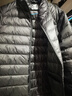 京东京造【air+零压羽绒】轻薄羽绒服男外套冬立领白鸭绒 曜石黑L 实拍图