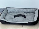 京喜自营-专用品牌狗窝猫窝宠物床 四季通用保暖狗垫子大中小型犬 送货上门 【推荐】优质棉窝灰色 M60*45cm 适20斤 实拍图